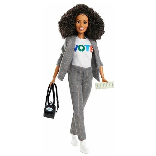 Кукла Yara Shahidi Barbie Shero (Барби Яра Шахиди) кружка с приколом голосуй за меня и не проиграешь