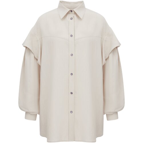 фото Рубашка c крылышками на кнопках белая na lubvi