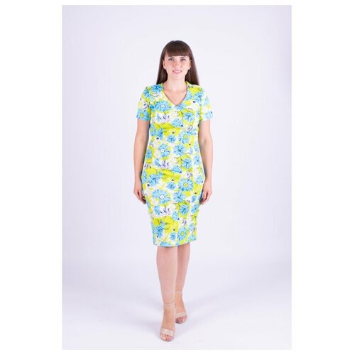 Платье женское, Р709343,бирюзовый,158,164-88-94