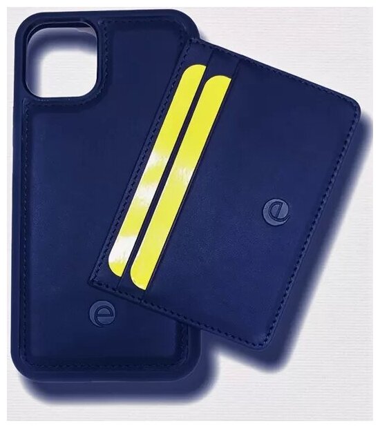 Кожаный чехол-кошелек для телефона Elae Apple iPhone 12 Pro с магнитом и кошельком CSW-12P-KMAV