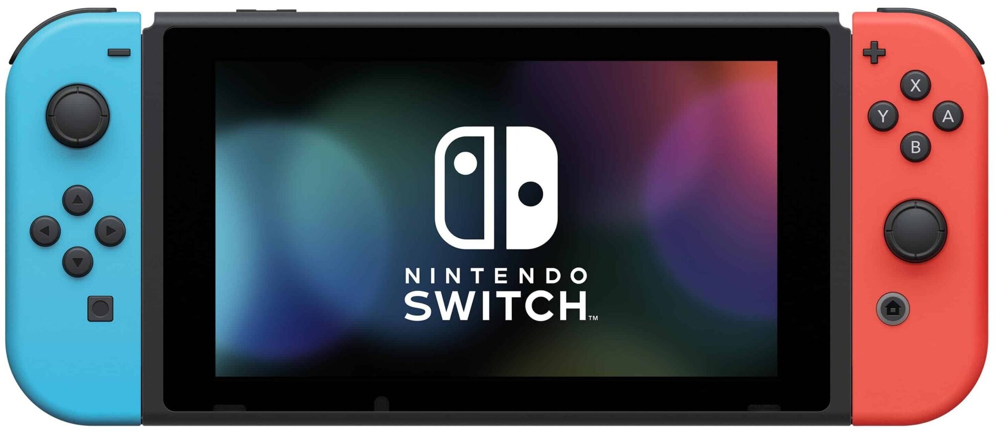 Игровая приставка Nintendo Switch rev.2 32 ГБ, без игр, неоновый синий/неоновый красный — купить в интернет-магазине по низкой цене на Яндекс Маркете