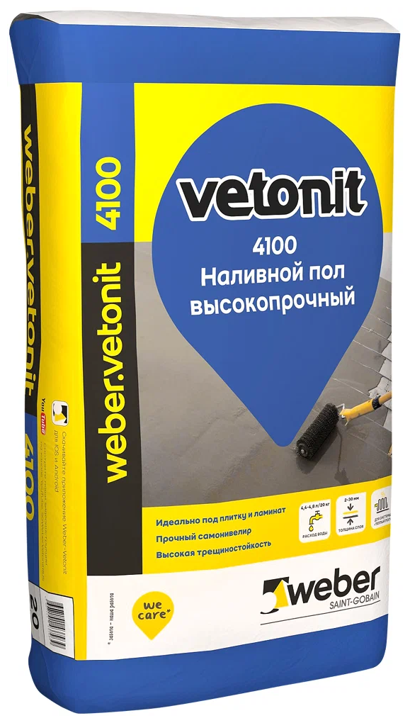 Финишная смесь Weber Vetonit 4100