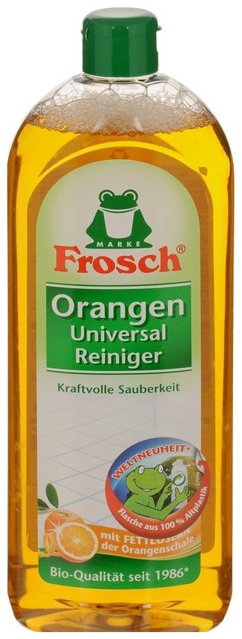 Frosch жидкость универсальная Апельсин, 0.75 л - фотография № 4