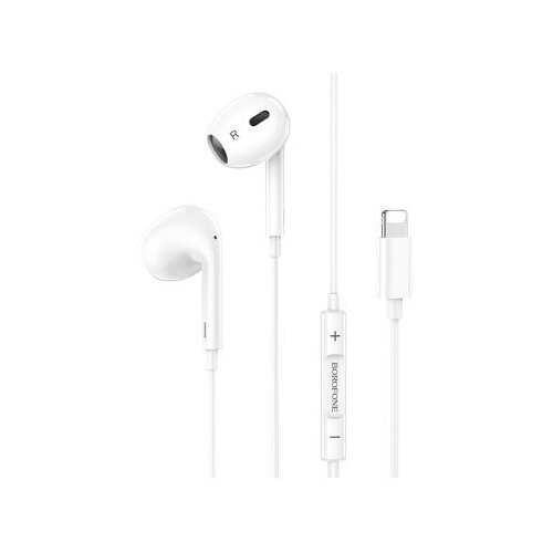 Гарнитура Borofone BM30 Max Lightning 12м белый 79000₽