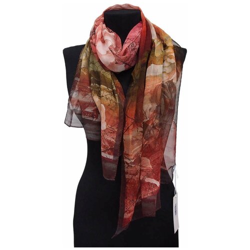 фото Презентабельный шарф в красных тонах laura biagiotti 829009