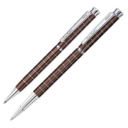 Набор Pierre Cardin PEN&PEN: ручка шариковая + роллер. Цвет - коричневый. Упаковка Е.