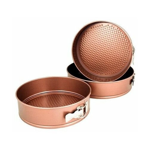 Формочки кулинарные Greenberg GB-103, 24/26/28см, коричневые