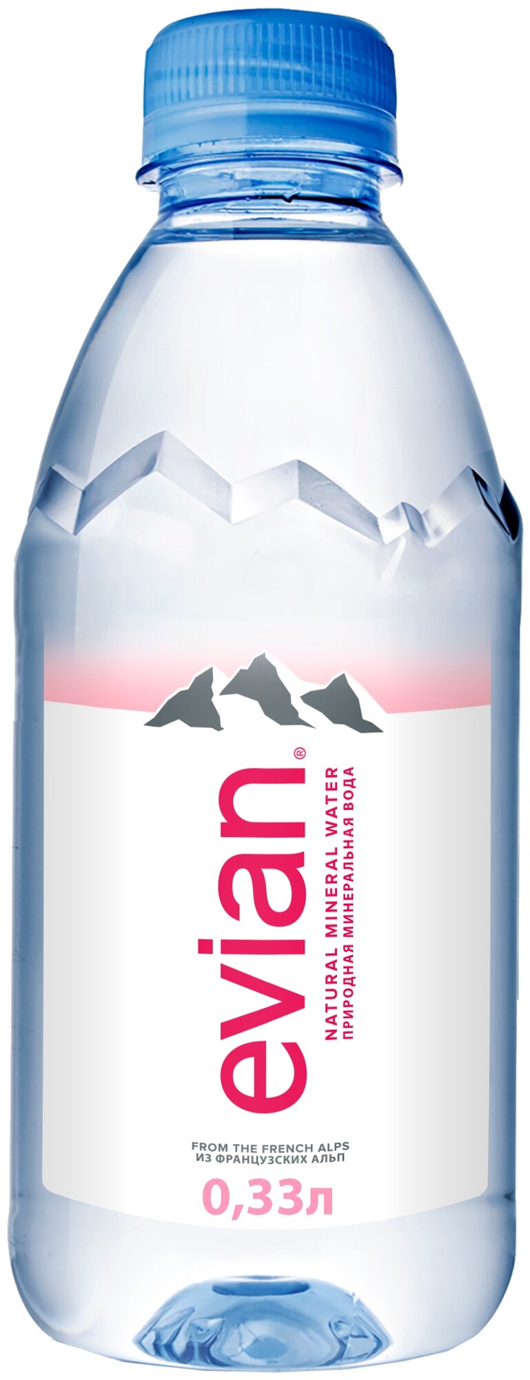 Вода Evian минеральная природная столовая негазированная, 0,33 л, новый дизайн