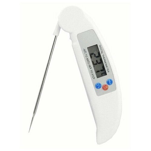 фото Складной электронный термометр для мяса digital thermometer белый markethot