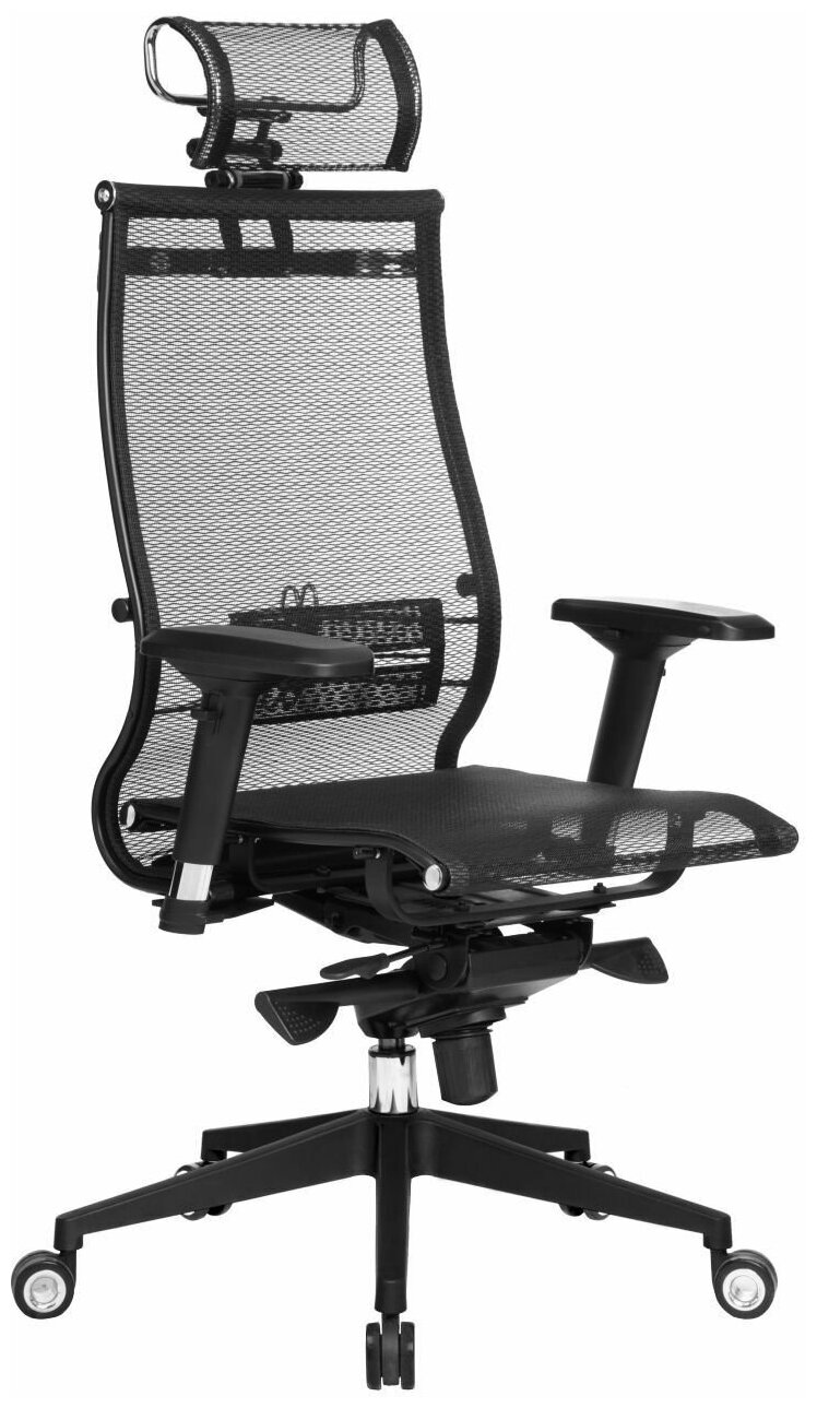 Кресло METTA Samurai Black Edition, черный - фотография № 1