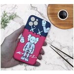 Чехол на iPhone 11 Pro (Айфон 11 Про) LUXO ( KAWS ) светится в темноте - изображение