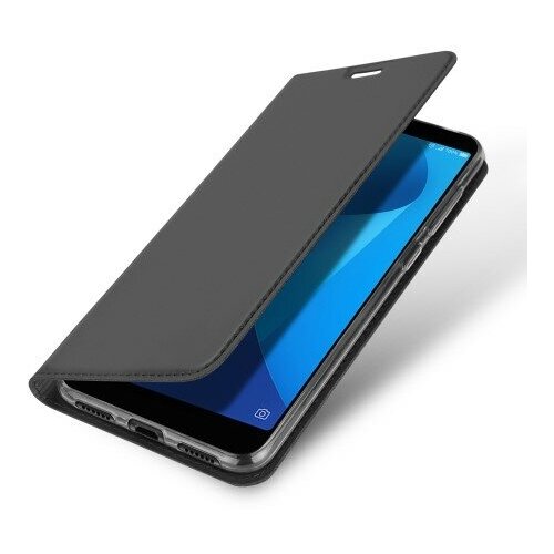 фото Asus zenfone 4 , ze554kl, чехол-книжка, dux ducis skin pro series, боковой, серый x-case