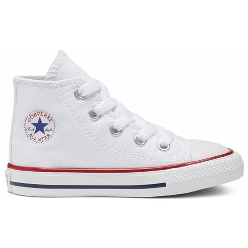 Детские кеды Converse (конверс) Chuck Taylor All Star 7J253 белые (19) белого цвета