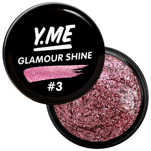 Y.ME Гель-краска gel paint glamour shine #3 pink 5гр