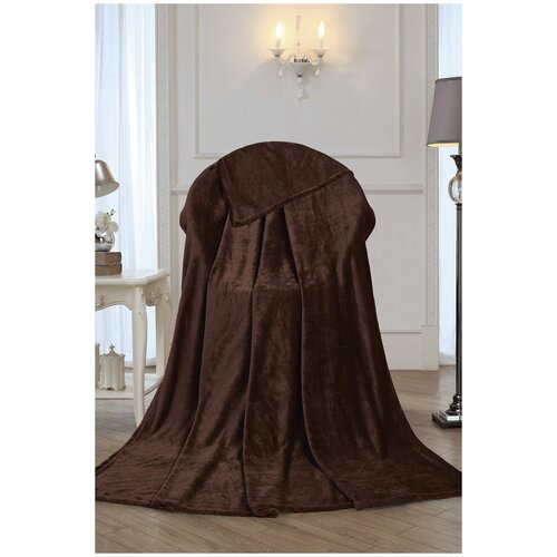 Плед Аэро Софт PAVLine Шоколад / 150*200 см / Отличный подарок на 8 марта и 23 февраля/ P0046010220