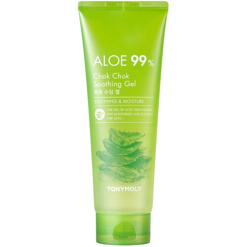 TONY MOLY Гель для тела Aloe 99% Chok Chok Soothing Gel, 250 мл tony moly гель для тела aloe 99% chok chok soothing gel 250 мл