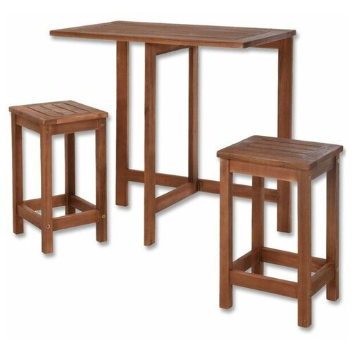 фото Koopman комплект мебели для балкона москардо: 1 стол + 2 стула vt2200360