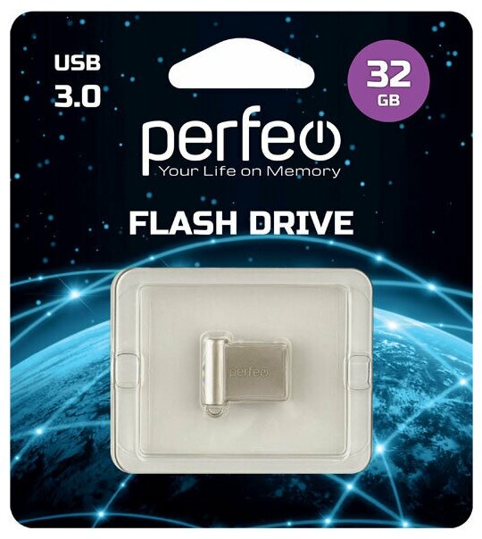 Флеш Perfeo USB 3.0 32GB M06 Metal Series