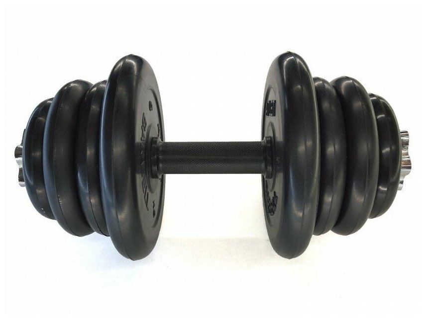 Гантели разборные 1 шт по 24 кг MB Barbell Atlet черный — фото 1