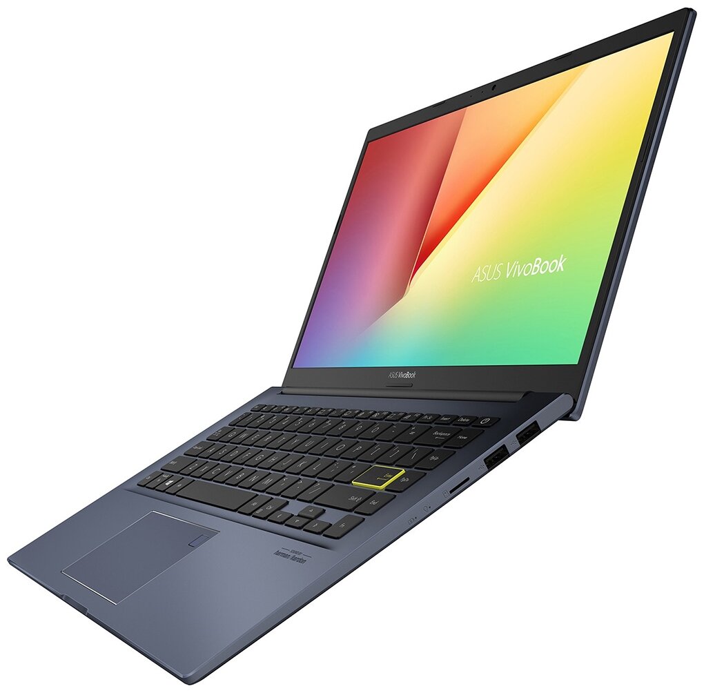 Ноутбук ASUS M413DA-EK051 14 1920x1080 AMD Ryzen 3 3250U 8Gb RAM 256Gb SSD черныйсиний DOS 90NB0R77-M08780