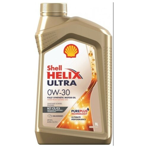 фото Синтетическое моторное масло shell helix ultra ect c2/c3 0w-30, 1 л