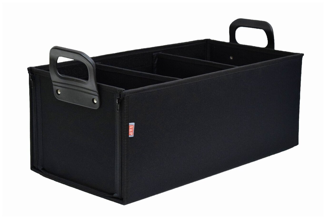 Органайзер в багажник "Куб" (размер XL). Цвет: черный.