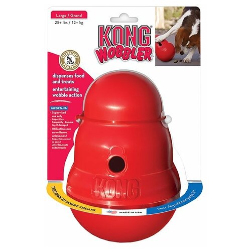Игрушка для собак KONG Wobbler для лакомств