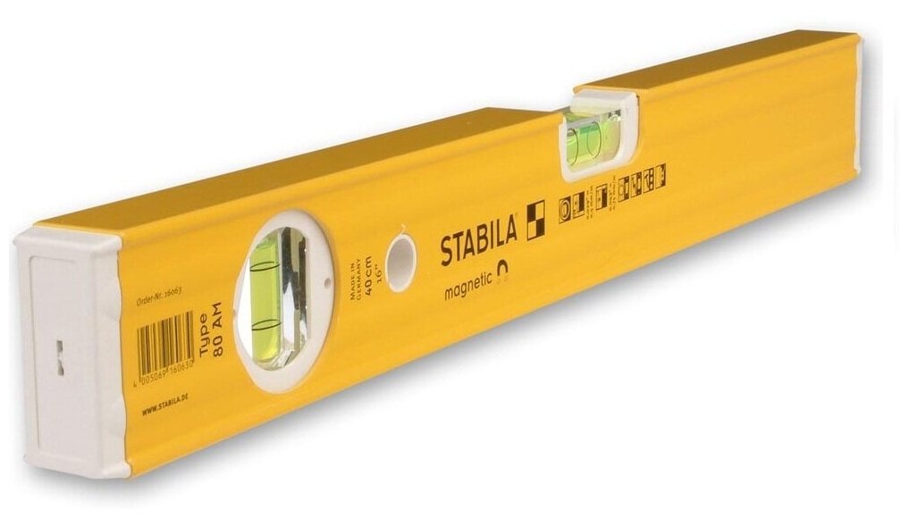 Уровень STABILA тип 80АМ, 16069, длина 180 см.