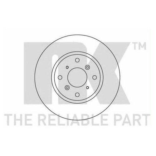 фото Диск тормозной honda civic 1.8 97-01/prelude 2.2/2.3 92-96 передний вент.d 282мм nk 202620