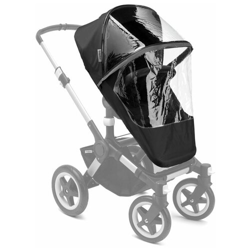 bugaboo адаптер bugaboo donkey 2 mono черный Дождевик для коляски Bugaboo Donkey/buffalo/runner high performance Black