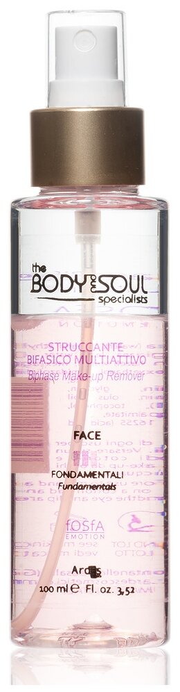 Ardes двухфазное средство для снятия макияжа Body&soul Struccante Bifasico Multiattivo, 100 мл