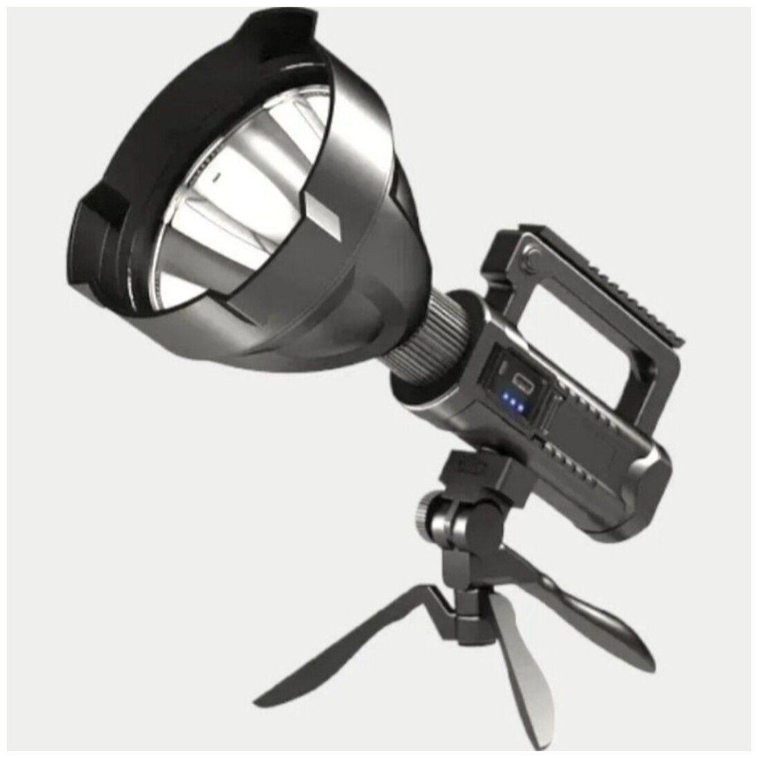 Ручной фонарь-прожектор NGY H-863 P-90 с треногой — купить в интернет-магазине по низкой цене на Яндекс Маркете