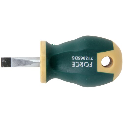 Отвертка шлицевая SL 65х75мм FORCE F-713065S 427₽