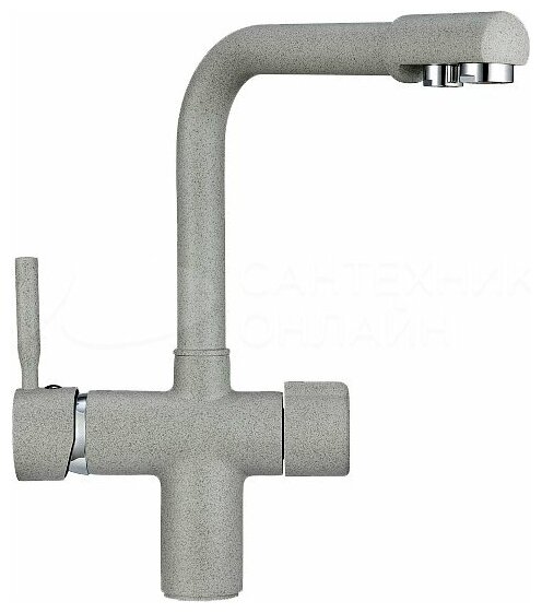 Смеситель для кухонной мойки Granula GR-2088 базальт