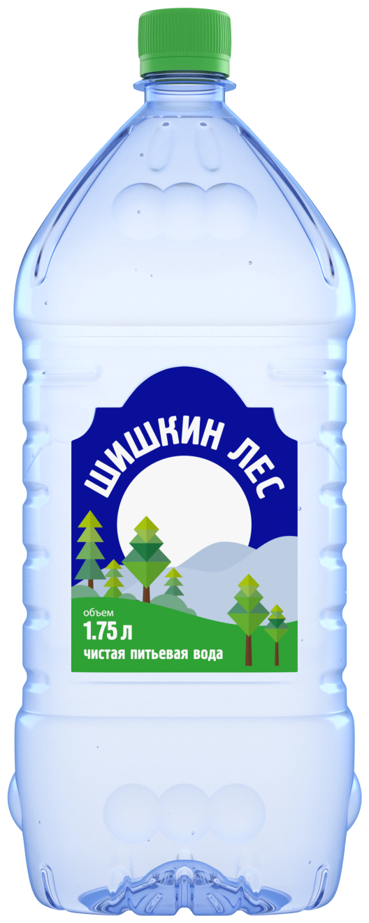 Питьевая вода Шишкин лес негазированная, ПЭТ, 12 шт. по 1 л — купить в ...