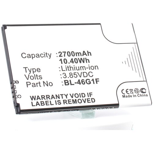 фото Аккумулятор ibatt ib-b1-m2156 2700mah для lg bl-46g1f