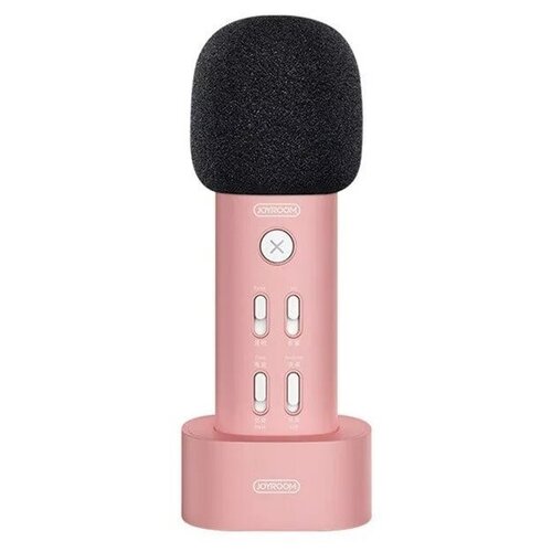 Колонка-микрофон Joyroom K Series JR-K2 1200mAh Live Microphone pink