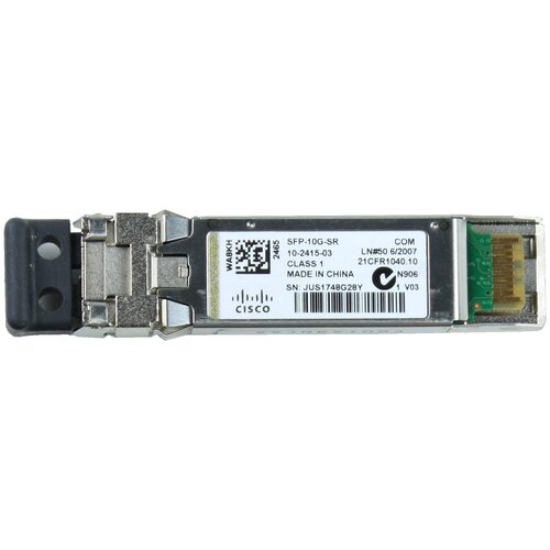 Трансивер Cisco SFP-10G-SR= модуль cisco sfp 10g sr