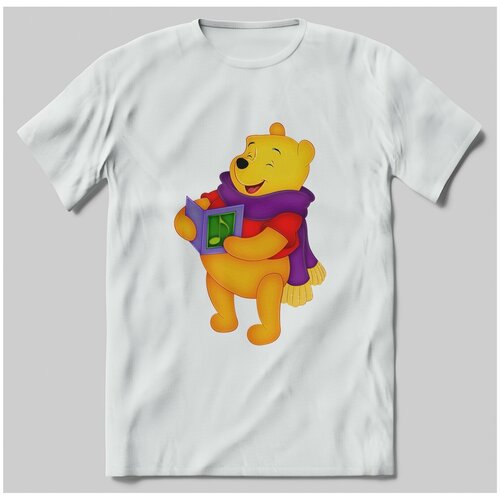 фото Футболка с принтом винни в шарфике brut-shop