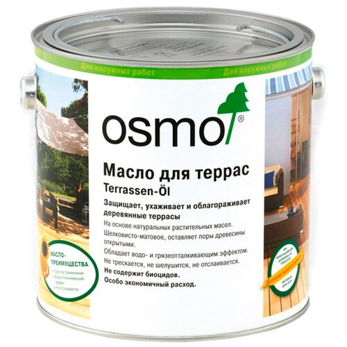 Масло Osmo Terrassen-Оle для террас дуб 2,5 л