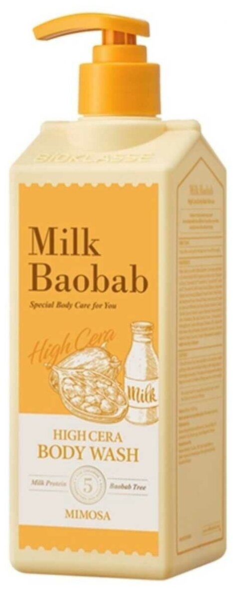    Milk Baobab High Cera Body Wash Mimosa, 500 