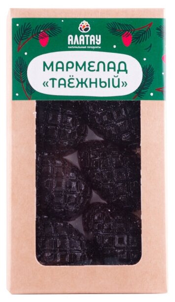Мармелад сосновый Алатау Таежный на пектине фигурный натуральный сибирский 110 г