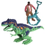 542045 Игровой набор: Аллозавр и охотник со снаряжением - изображение