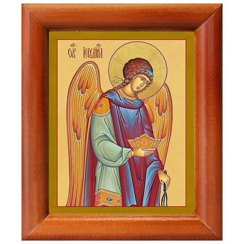 Архангел Иегудиил, икона в рамке 8*9,5 см архангел иегудиил икона в рамке 8 9 5 см