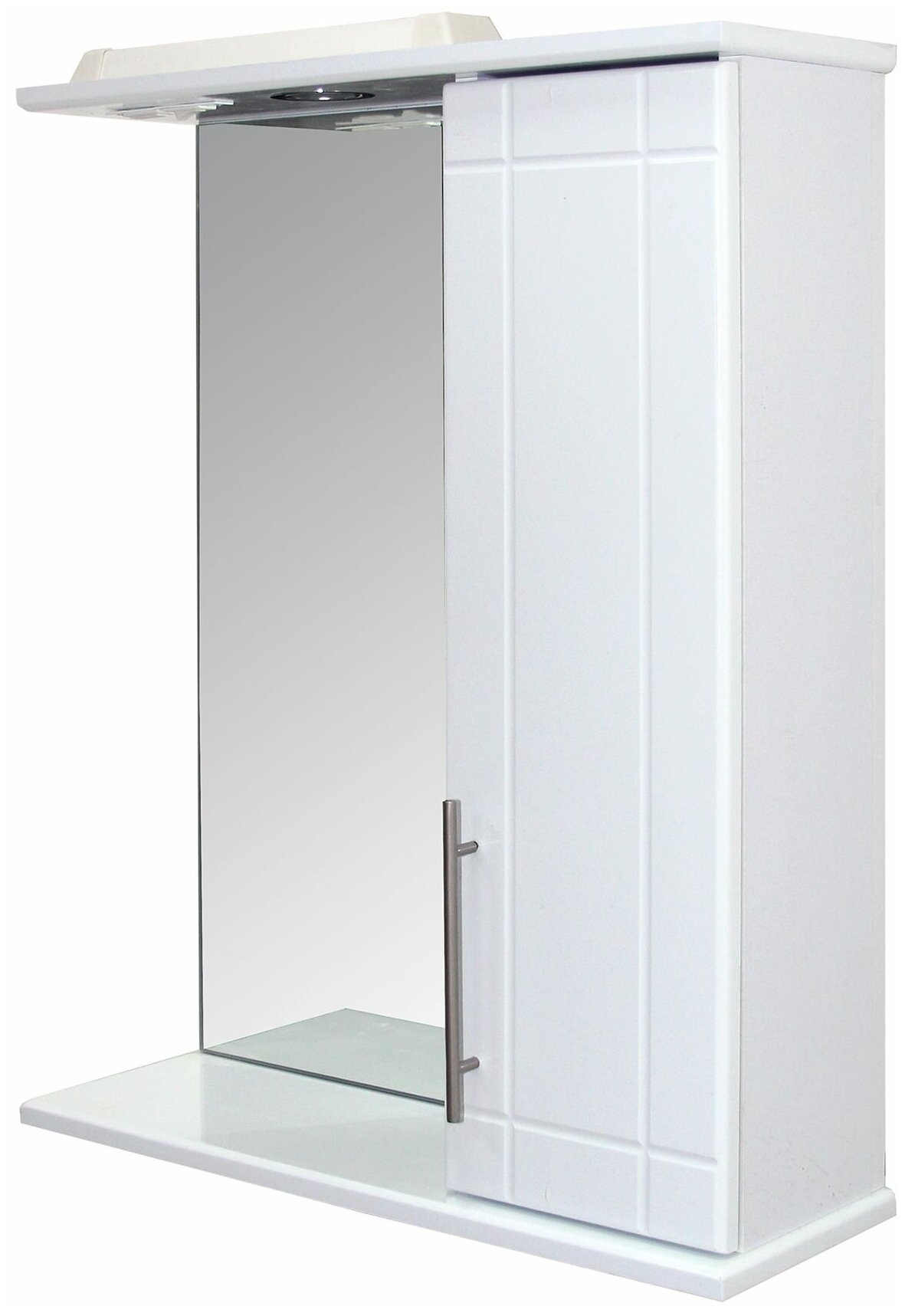 Зеркало-шкаф навесной с подсветкой MIXLINE Вилена-55 правый (524708)