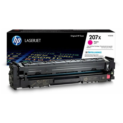 Картридж HP 207X для HP M255/MFP M282/M283 2450стр Пурпурный картридж sakura printing w2213x hp 207x для hp laserjet pro m255 пурпурный 2450 к