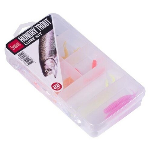 удочка комплект lucky john balanced lure set Комплект приманки и оснастки Lucky John HUNGRY TROUT SET