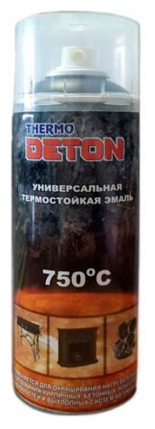 Эмаль аэрозольная термостойкая DETON DTN-A70782 цвет синий 520 мл