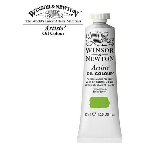 Масляные Winsor&Newton Краски масляные Winsor&Newton ARTISTS' 37мл, кадмий зеленый бледный
