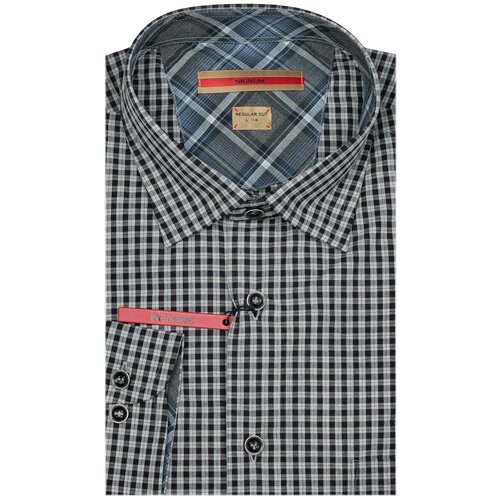 фото Рубашка signum размер l серый/черный